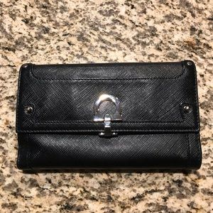 Salvatore Ferragamo Saffiano gancio wallet